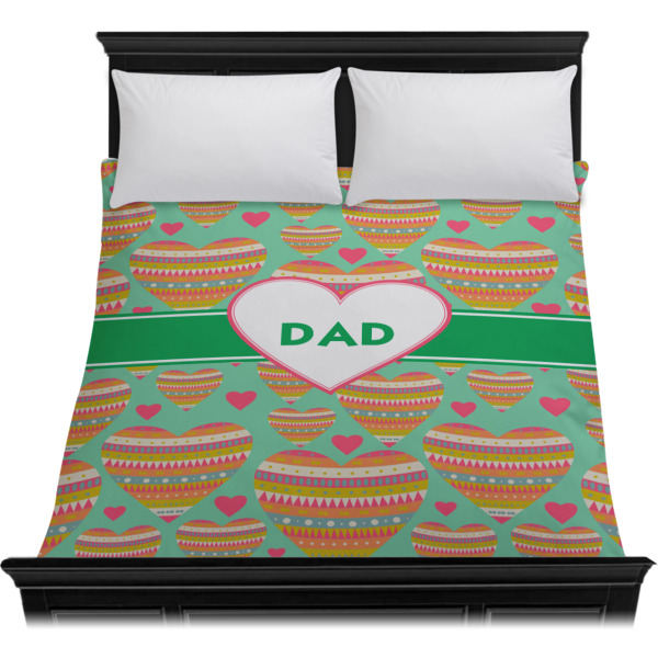 Custom Design - Duvet Cover - Queen - On Bed - No Prop