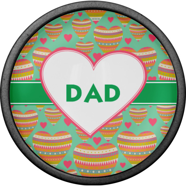 Custom Design - Cabinet Knob - Black - Front