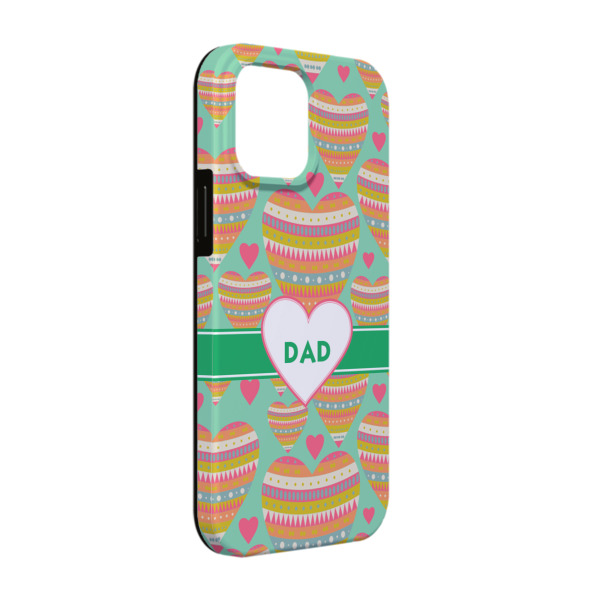 Custom Hearts iPhone Case - Rubber Lined - iPhone 13 (Personalized)