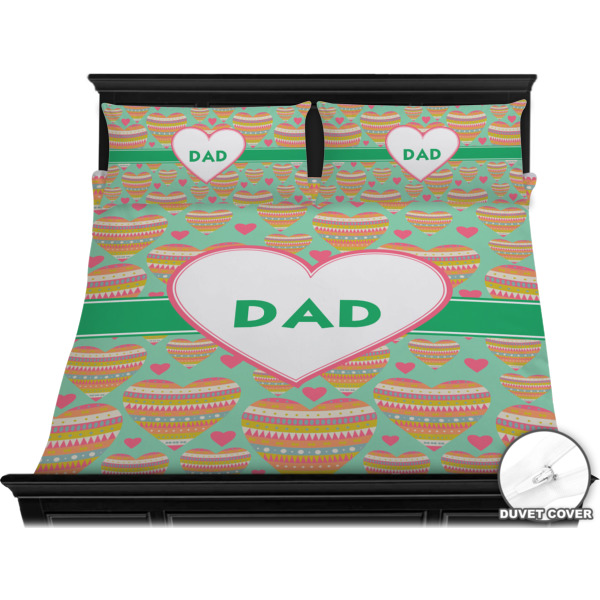 Custom Design - Bedding Set - King - Duvet - On Bed