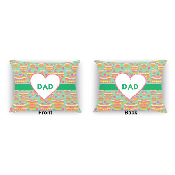 Custom Design - Outdoor Rectangular Throw Pillow (Front and Back)