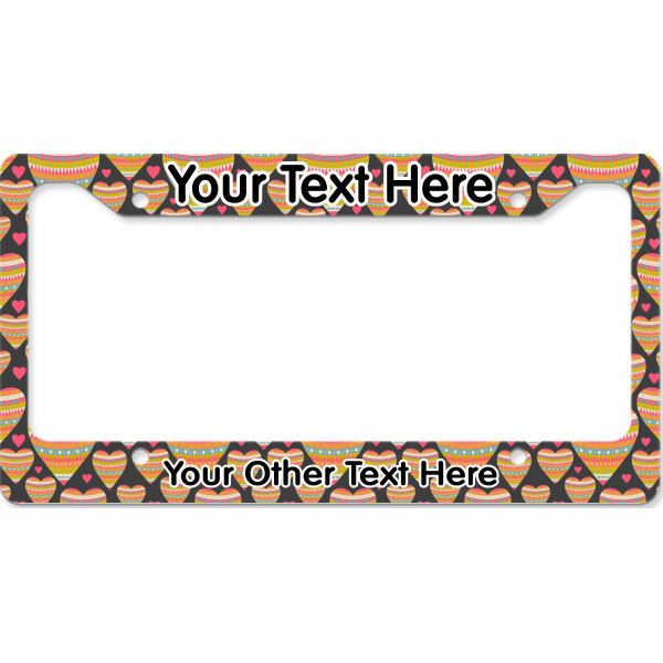 Custom Design - License Plate Frame - Style B