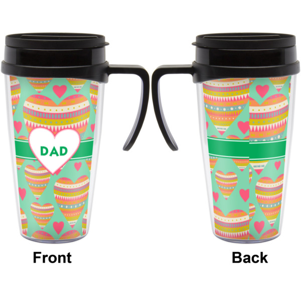 Custom Design - Travel Mug with Black Handle - Approval