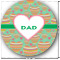 Hearts Round Decal - Large (Personalized)