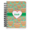 Hearts Spiral Notebook - 5x7 w/ Monogram