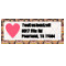 Hearts Return Address Labels (Personalized)