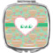 Hearts Compact Makeup Mirror (Personalized)