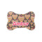 Hearts Bone Shaped Dog Food Mat (Small) (Personalized)