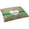 Hearts Dog Bed - Large w/ Monogram