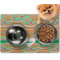 Hearts Dog Food Mat - Small w/ Monogram