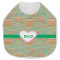 Hearts Jersey Knit Baby Bib w/ Monogram