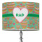 Hearts 16" Drum Lamp Shade - Fabric (Personalized)