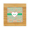 Hearts Bamboo Trivet with Ceramic Tile Insert (Personalized)