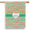 Hearts 28" House Flag (Personalized)