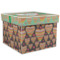 Hearts Gift Box with Lid - Canvas Wrapped - XX-Large (Personalized)
