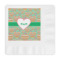 Hearts Embossed Decorative Napkins (Personalized)