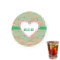 Hearts Printed Drink Topper - 1.5" (Personalized)