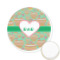Hearts Printed Cookie Topper - 2.15" (Personalized)