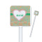 Hearts Square Plastic Stir Sticks (Personalized)
