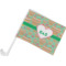 Hearts Car Flag - Small w/ Monogram