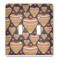 Hearts Light Switch Cover (2 Toggle Plate)