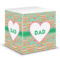 Hearts Sticky Note Cube (Personalized)