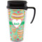 Hearts Acrylic Travel Mug with Handle (Personalized)