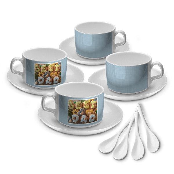 Custom Design - Tea Cup - Set of 4