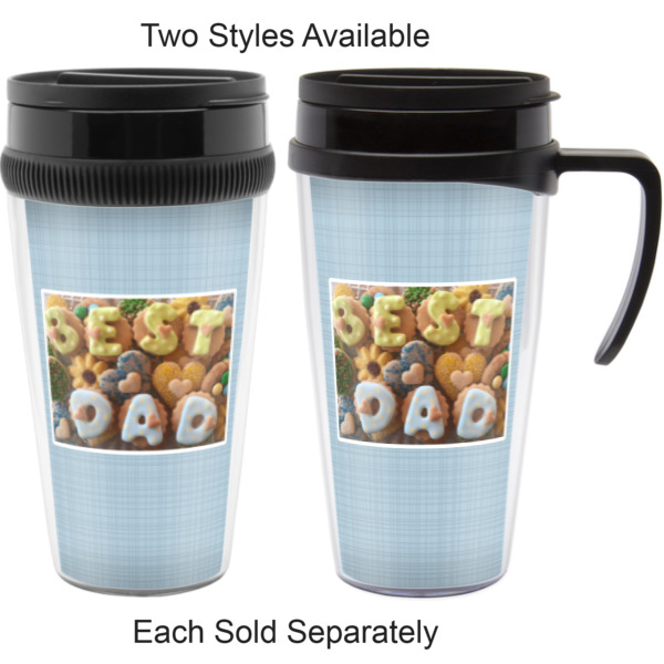 Custom Design - Acrylic Travel Mugs - With & Without Handle