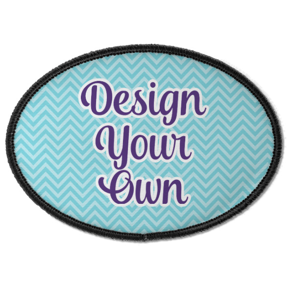Custom Design - Iron On Patch - Oval - Front