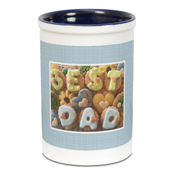 Custom Design - Pencil Holder - Blue