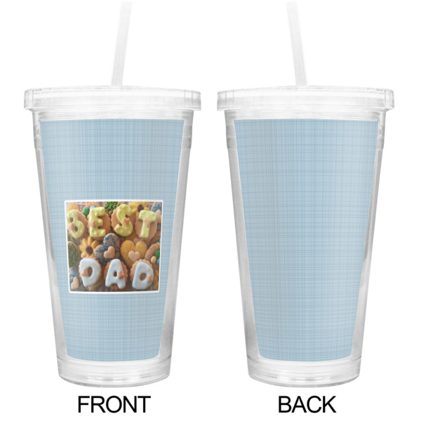 Custom Design - Double Wall Tumbler with Straw - Approval