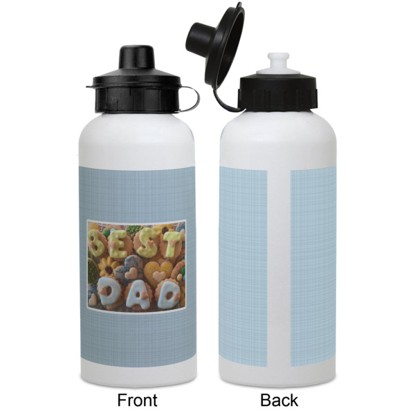 Custom Design - Aluminum Water Bottle - White APPROVAL
