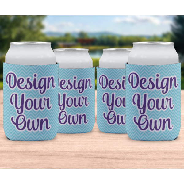 Custom Design - Can Cooler - Standard 12oz - Set of 4 - In Context