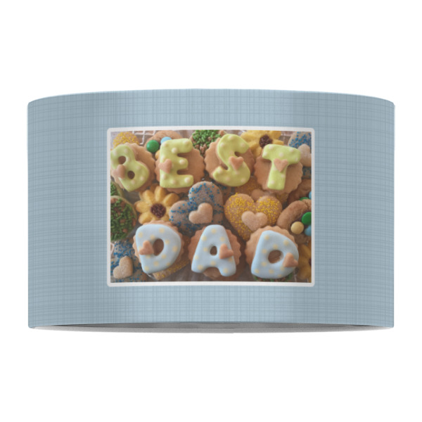 Custom Design - 12" Drum Lampshade - FRONT (Fabric)