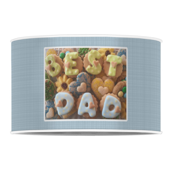 Custom Design - 12" Drum Lampshade - FRONT (Poly Film)