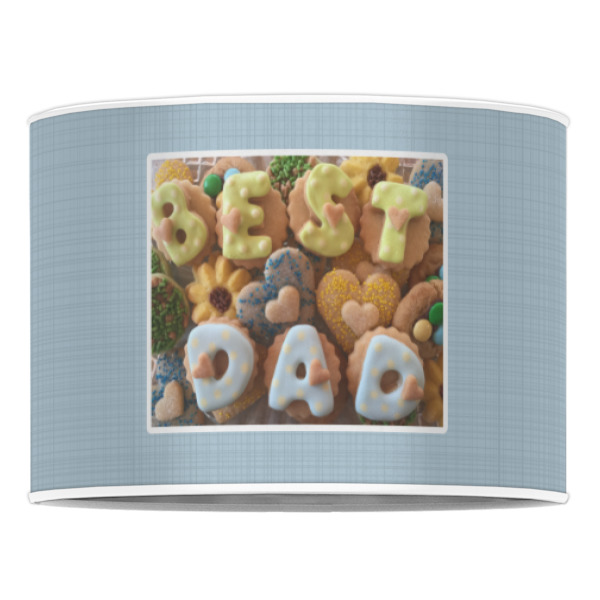 Custom Design - 16" Drum Lampshade - Front (Poly Film)