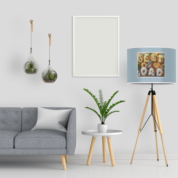 Custom Design - 16" Drum Lampshade - LIFESTYLE