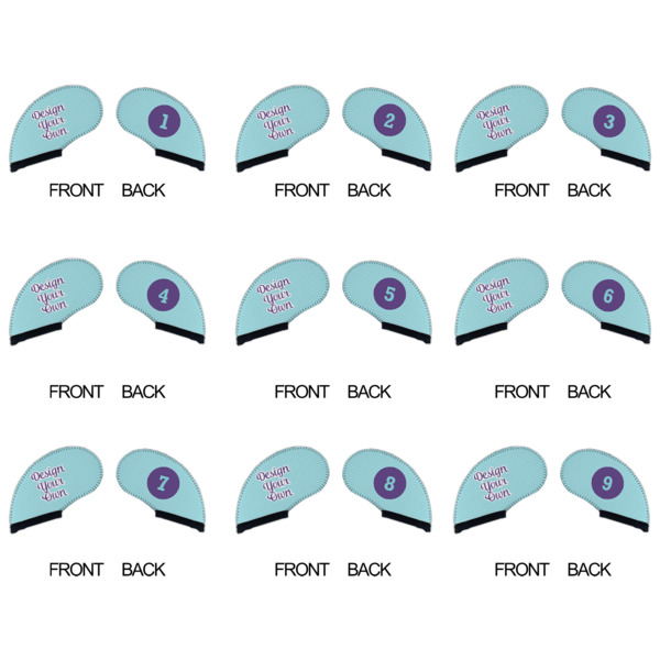 Custom Design - Golf Club Covers - APPROVAL (set of 9)