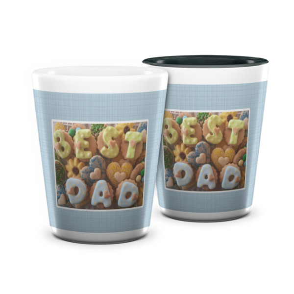 Custom Design Your Own Ceramic Shot Glass - 1.5 oz