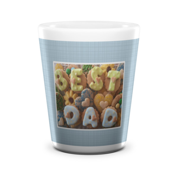 Custom Design - Ceramic Shot Glass - White - Front