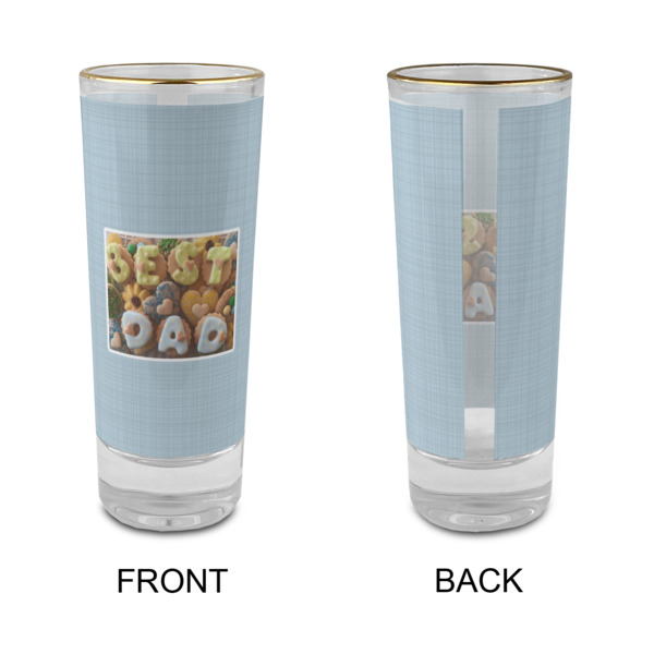 Custom Design - Glass Shot Glass - 2oz - Single - Front & Back