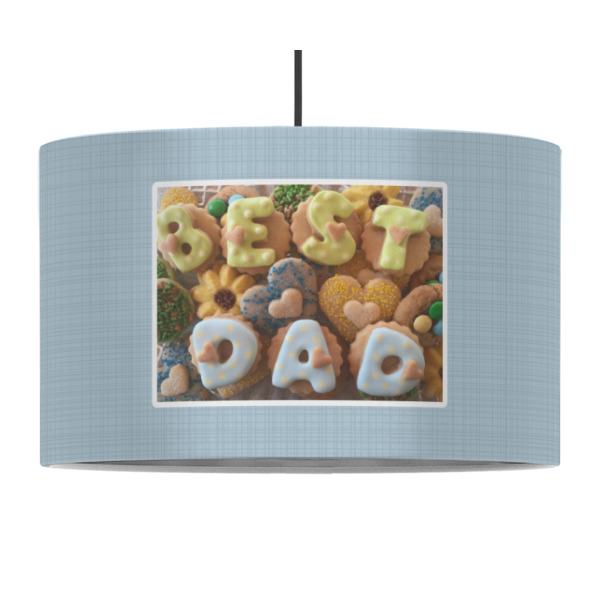 Custom Design - 12" Drum Lampshade - PENDANT (Fabric)