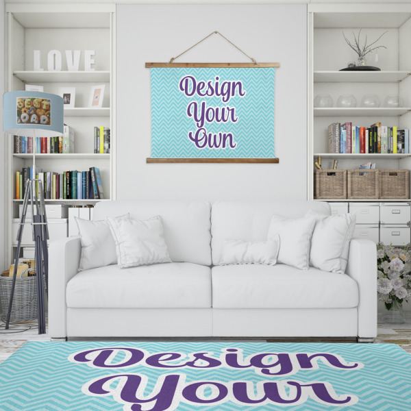 Custom Design - Wall Hanging Tapestry - Landscape - In Context