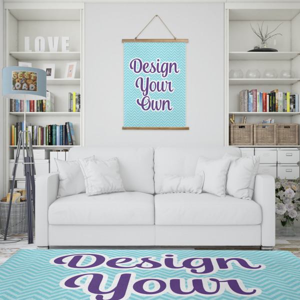 Custom Design - Wall Hanging Tapestry - Portrait - In Context