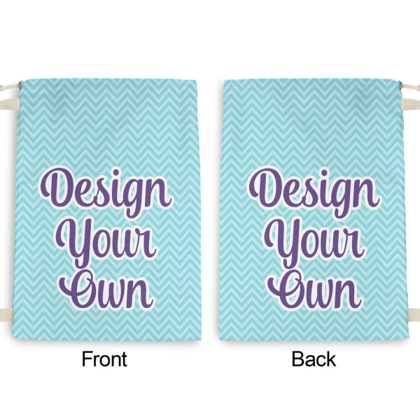 Custom Design - Large Laundry Bag - Front & Back View