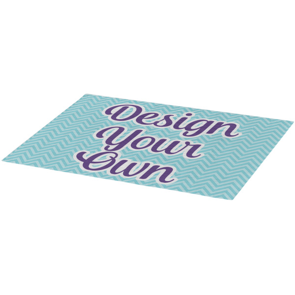 Custom Design - Burlap Placemat (Angle View)