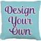 Design Your Own Faux-Linen Throw Pillow 26"