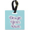 Design Your Own Plastic Luggage Tag - Square