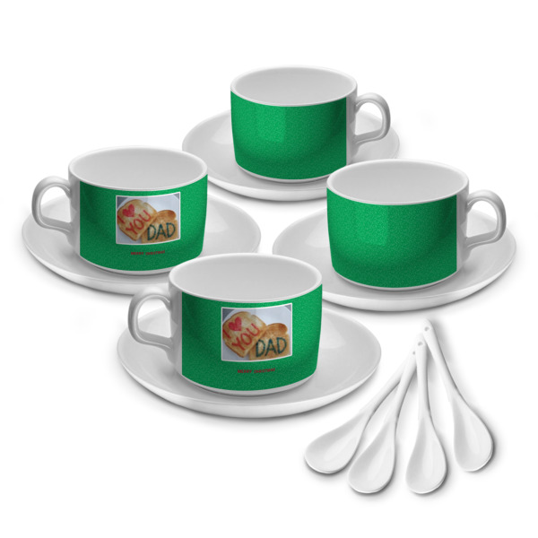 Custom Design - Tea Cup - Set of 4